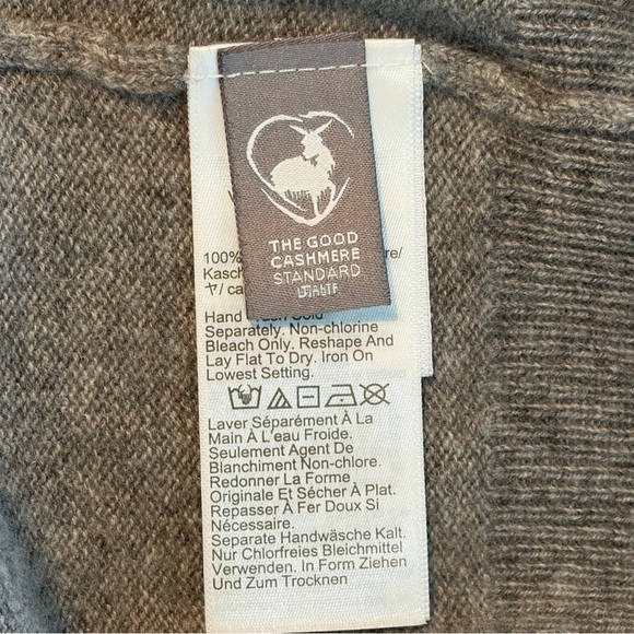 J.Crew Re-imagined Cashmere Classic-Fit Crewneck Sweater - heather ash - Picture 9 of 12